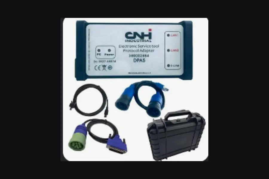 CNH Electronic Service Tool diagnostic interface and cable kit
